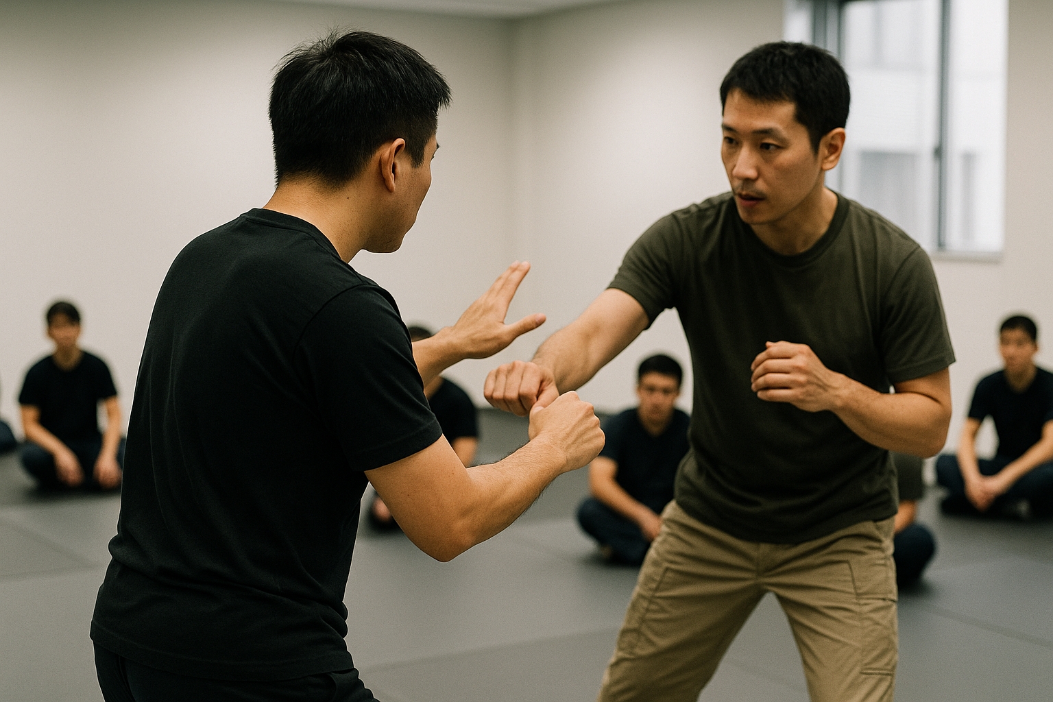 市民向け防御術トレーニングのイメージ