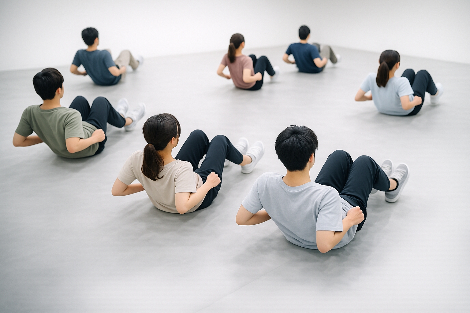 障害物を越えたり走ったりしているトレーニングのイメージ