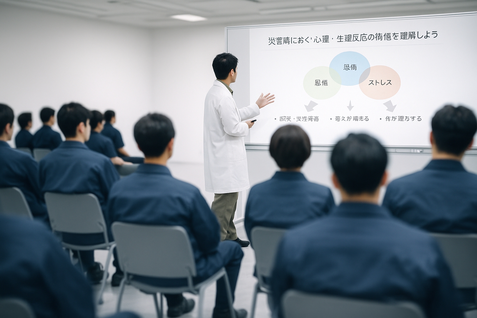 呼吸や視野を整えるトレーニングのイメージ